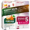 BARNY´S Kĺbový balík Forte: Inovo 5 Forte, 90 tabliet + Liquid Curcuma, 30 kapsúl