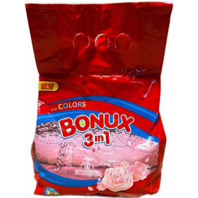 Bonux Color Radiant Rose 3v1 prací prášek na barevné prádlo 20 PD 1,5 kg