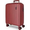 MOVOM Wood Red, Škrupinový cestovný kufor, 55x40x20cm, 38L, 5318666 (small exp.)