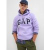 GAP Mikina s logom a kapucňou Fialová XS