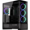 Endorfy skříň Aquarius 8000 Corona / ATX / 4x120mm ARGB fan / USB 3.0 / USB-C / panoramatická / zaoblené sklo / černá