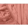 TEXTILOMANIE Jersey prestieradlo staroružová 90 × 200 cm