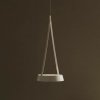 Sigor LED závesné svietidlo Mahina, biele, Ø 17 cm, kov, CCT - 4562101