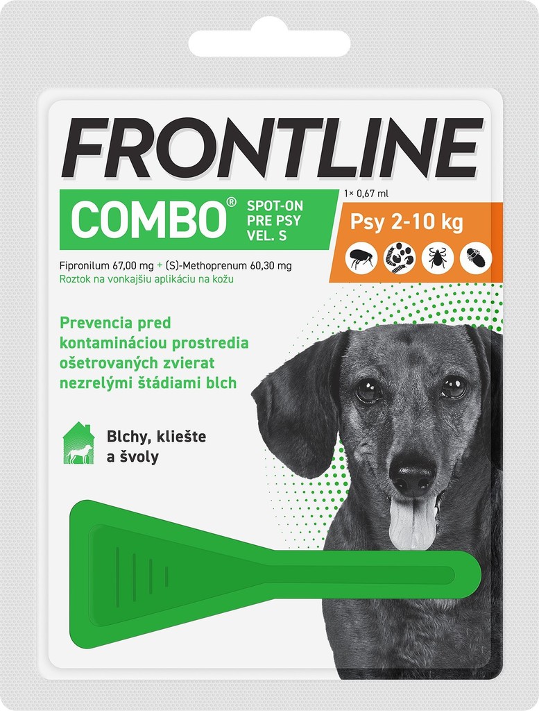 Frontline Combo Spot-On Dog S 2-10 kg 1 x 0,67 ml