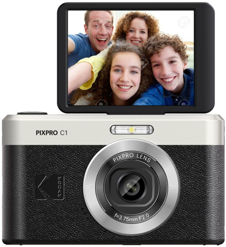 Elegantná Kodak Pixpro C1, kompaktnejšie fotoaparát s výkonom pre zachytenie krásnych momentov a živých farieb.