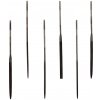 Sada jehlových pilníků LUX-TOOLS, 6dílná, 160 mm
