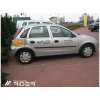 Ochranné lišty dverí Opel Corsa C 5D 00-06R htb, MODEL F-3