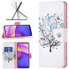 Peňaženkové kožené puzdro Colored Drawing Pattern na Motorola Moto E20 / E30 / E40 - Tree