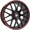 MAM Mam Gt1 8X18 5X100 ET45 Matt Black Lip Red 66,6