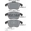 Sada brzdových platničiek kotúčovej brzdy TEXTAR 2433301
