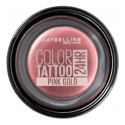 Maybelline Color Tattoo dlhotrvajúci očný tieň s konzistenciou krémového gélu Pink Gold