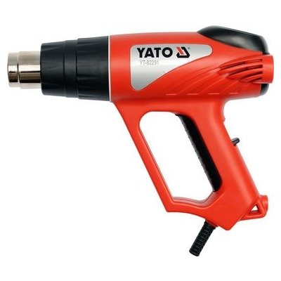 YATO YT-82291 / Teplovzdušná pištoľ s príslušenstvom / 2000W / Teplota 350-550°C / Množstvo vzduchu 300-500 L-min (YT-82291)