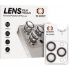 Tvrdené sklo Tel Protect 3D Lens na fotoaparát pre iPhone 16 Pro-16 Pro Max titanium