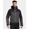 Kilpi Mamba-M tmavě šedá VM0101 pánská lehká nepromokavá outdoorová hardshell bunda 20000 - XXL