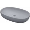 RAK Ceramics Feeling Umývadlo na dosku Gray, 55 × 35 × 13 cm, FEECT5500503A