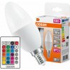 2x LED žiarovka B37 Candle E14 4,9W = 40W 470lm 2700K RGBW 200° stmievateľná pilotná retrofit žiarovka Osram