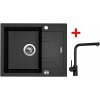Sinks LINEA 600 XC Metalblack + Elka čierna matná