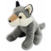 Vlk sediaci plyš 14 cm