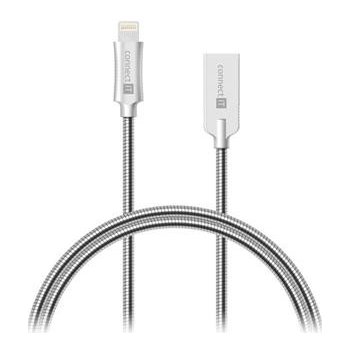 Connect IT CCA-4010-SL Lightning - USB, 1m, stříbrný