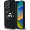 Karl Lagerfeld Liquid Silicone K&CH Heads MagSafe pre Apple iPhone 16 Pro Max, black