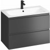 Cersanit Moduo-In Skříňka s umyvadlem 80 cm, antracit S801-473-DSM