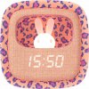 Budík a nočné svetlo MOB Billy Clock and light - Leopard Rose uni