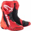 Boty SUPERTECH R, ALPINESTARS (červená fluo/červená, vel. 39)