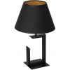 Luminex | Stolná lampa 1xE27/60W/230V 45 cm čierna/zlatá | LU3396