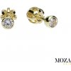 MOZA gold Náušnice guličky MG2347 Farba Zlata: žlté Au
