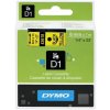 páska DYMO 43618 D1 Black On Yellow Tape (6mm) S0720790