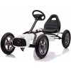 Go-kart Detská šliapacia motokára Baby Mix Buggy biela