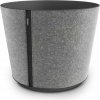 Filcový kvetináč sivý Geli 26 cm x 26 cm x 22 cm