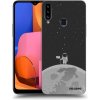 Picasee silikónový čierny obal pre Samsung Galaxy A20s - Astronaut