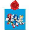 Carbotex · Kúpacie pončo - osuška s kapucňou Ježko Sonic a jeho priatelia