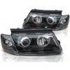 Predné svetlá VW Passat B5 Black Angel Eyes FK