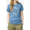 Bavlnené tričko dámske Fjallraven Fjallblomster Fox T-shirt - dawn blue