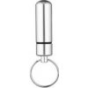 Mini vodotesná tuba na lieky ako prívesok na kľúče - Strieborná