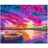Grafix Malování podle čísel na plátno Výhled na jezero, 40x50 cm