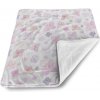 Sablio Deka pre bábätko Malé fialové kvety - 90x120 cm