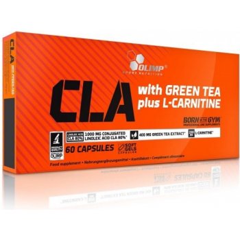 Olimp CLA&Green Tea plus L-Carnitine, 60 kapsúl