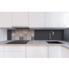 DIMEX | Dibond doska za kuchynskú linku | DBW-08040-245 Turecké kachličky| 80 x 40 cm + Dibond obkladová doska Dimex do kuchyne Turecké kachličkyv rozmere 80 x 40 cm