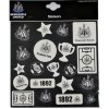 FOREVER COLLECTIBLES Dekoračné svietiace samolepky NEWCASTLE UTD Glow 20ks