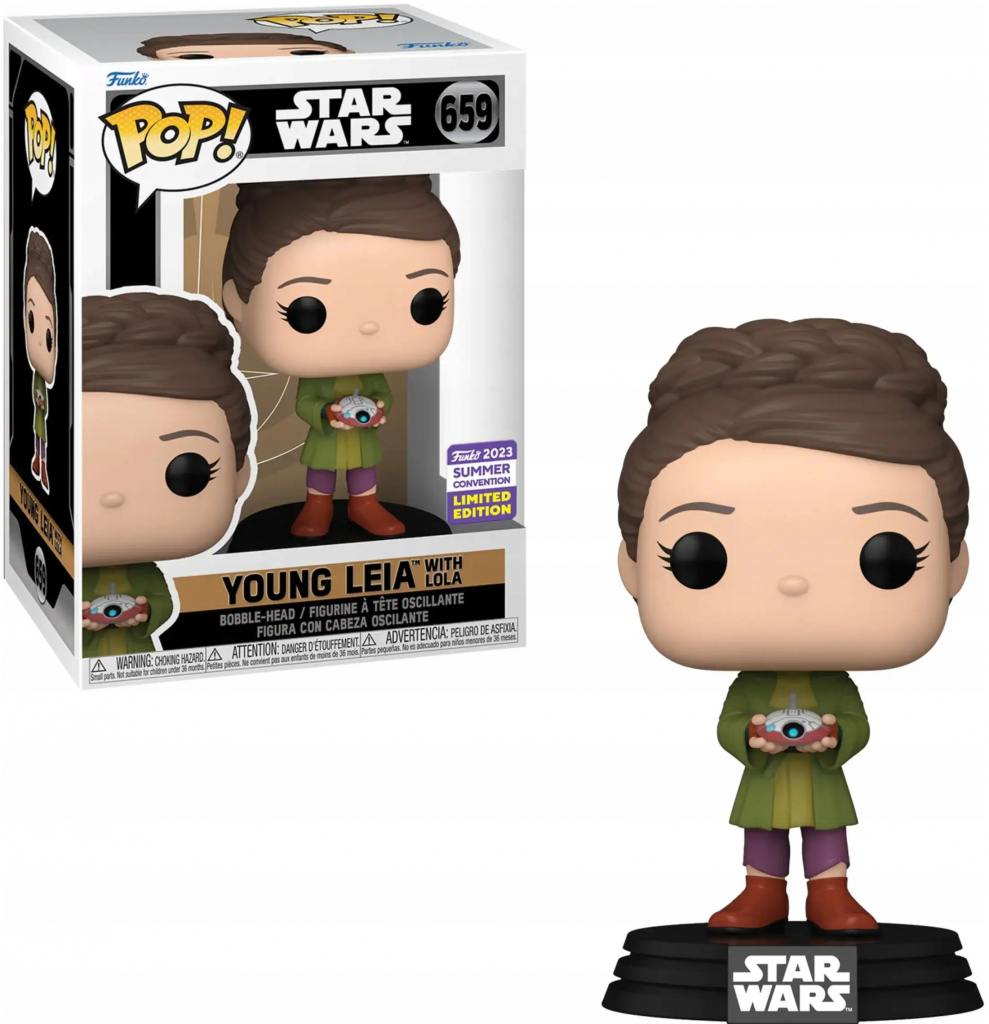 Funko POP! Star Wars Obi-Wan Young Leia w Lola