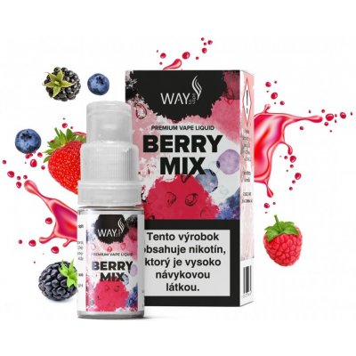 WAY to Vape Berry Mix objem: 10ml, nikotín/ml: 3mg