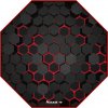 Podložka pod stoličku FloorMat 7.0 čierna / červená