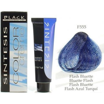 Black Sintesis Color Creme F555 výrazná modrá 100 ml