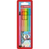 Sada STABILO Pen 68 neon 6 ks Púzdro - 1 milimeter - 6 kusov - okrúhly vláknový - na papier - SADA 6 KS - Stabilo - mix - STABILO Pen 68 STABILO