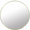 Okrúhle zrkadlo do kúpeľne VASAGLE Ø50 cm zlaté