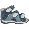 Modré sandále z kombinovanej kože BARTEK veľ. 23