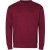 MALFINI Unisex mikina Crew - Garnet | 2XL